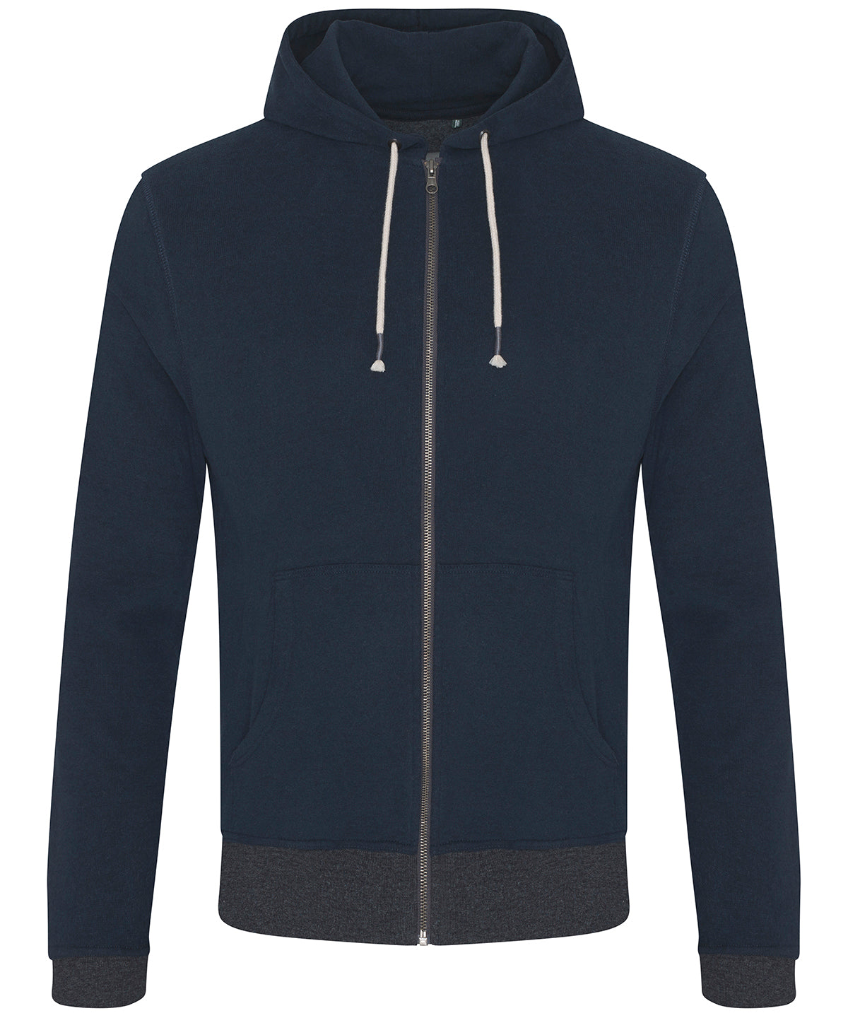 Okavango Regen Hoodie | Marineblau/Dunkelgrau