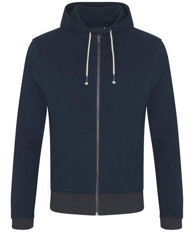 Okavango Regen Hoodie | Marineblau/Dunkelgrau