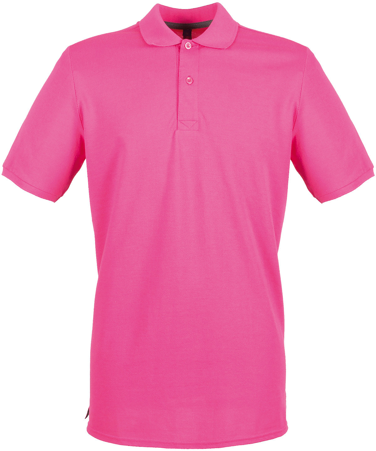 Camisa polo en piqué microfino | Fushia