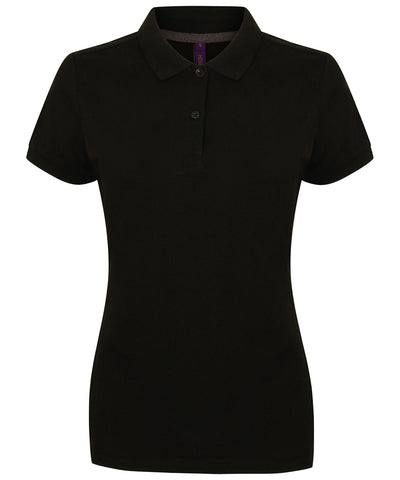 Polo de mujer de piqu microfino | Negro