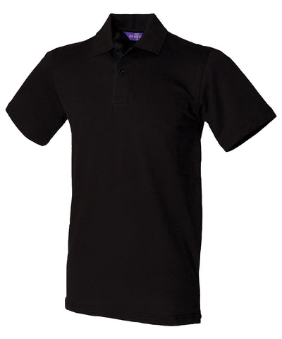 Camisa polo de piqu elstico | Negro