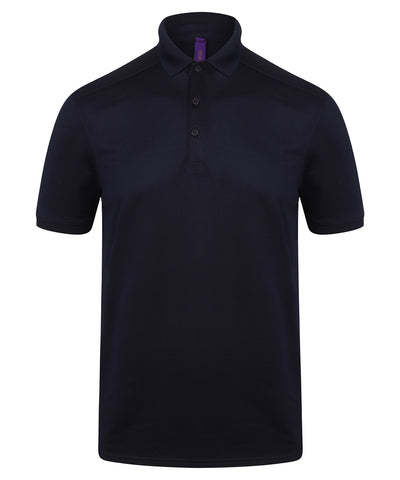 Camiseta polo elstica avec acabado qui absorbe la humedad (corte entallado) | Oxford Azul Marino