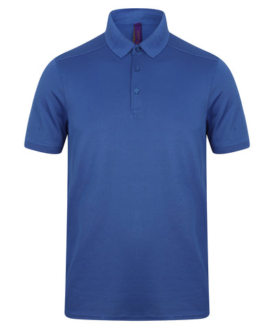 Camiseta polo elstica avec acabado qui absorbe la humedad (corte entallado) | Azul Verdadéro