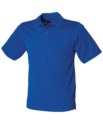 Camiseta polo Coolplus® | Azul Verdadero Brillante