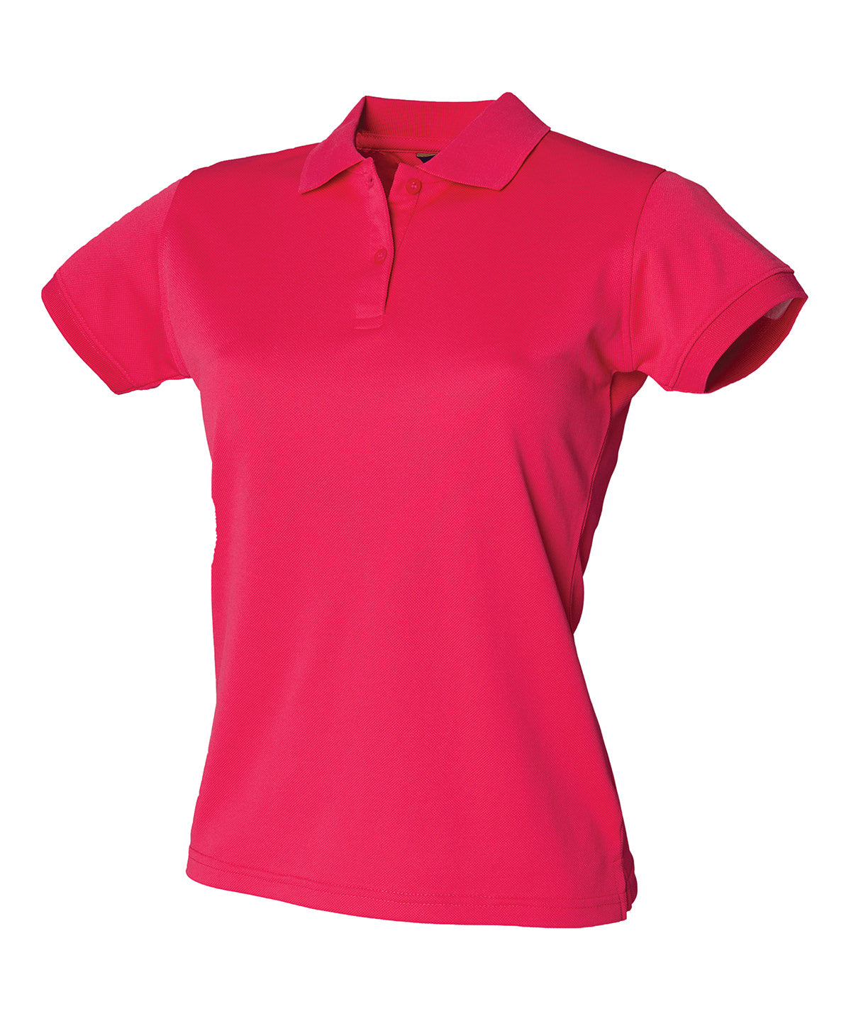 Camiseta polo Coolplus® para mujer | Rosa Brillante