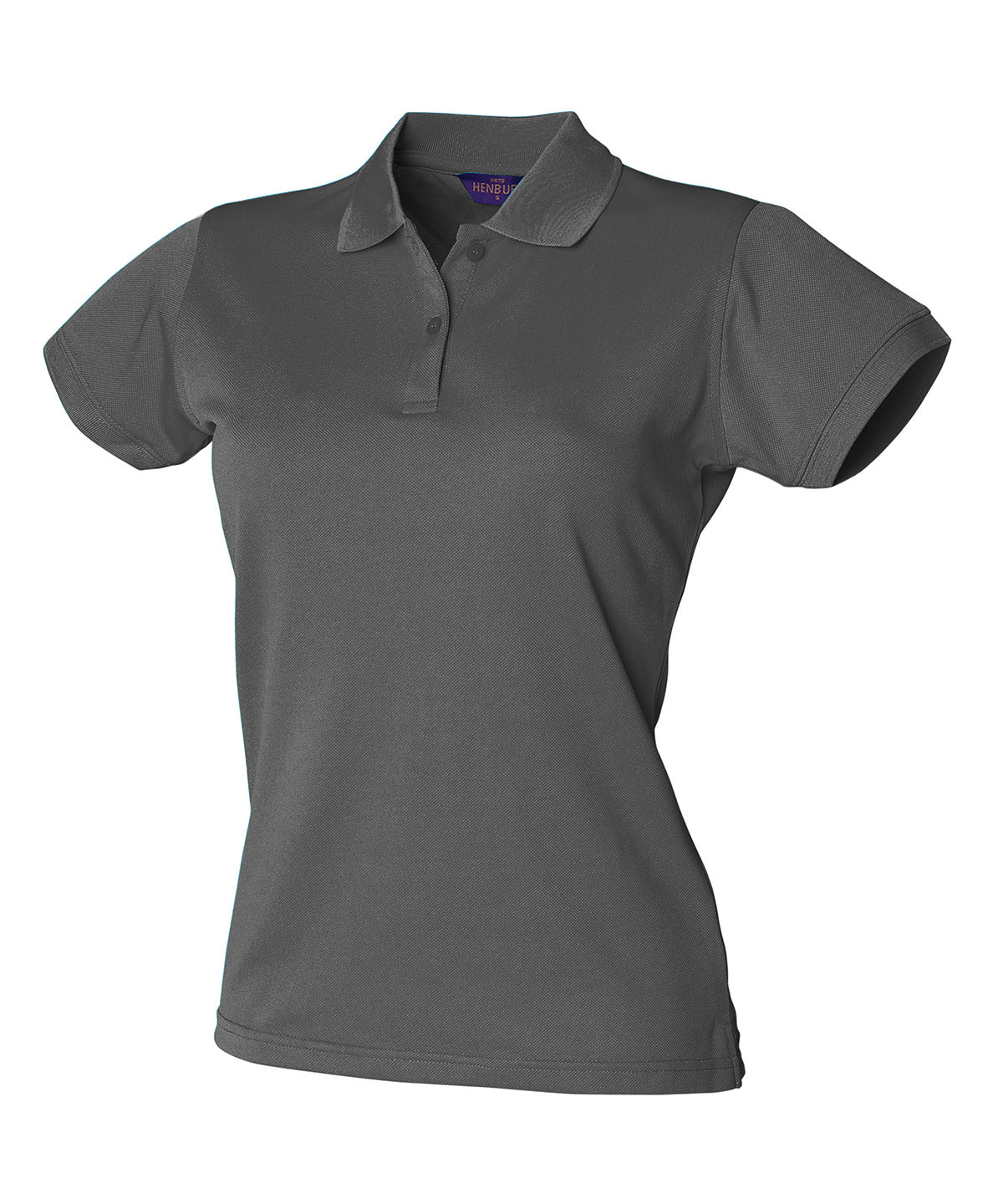 Camiseta polo Coolplus® para mujer | Gris Carbn