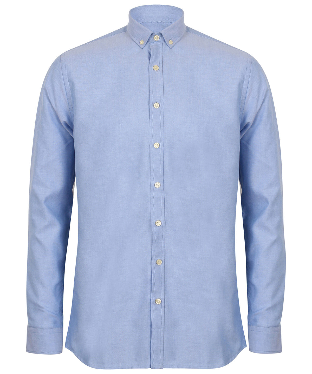 Camisa Oxford de manga larga moderna | Azul Cielo