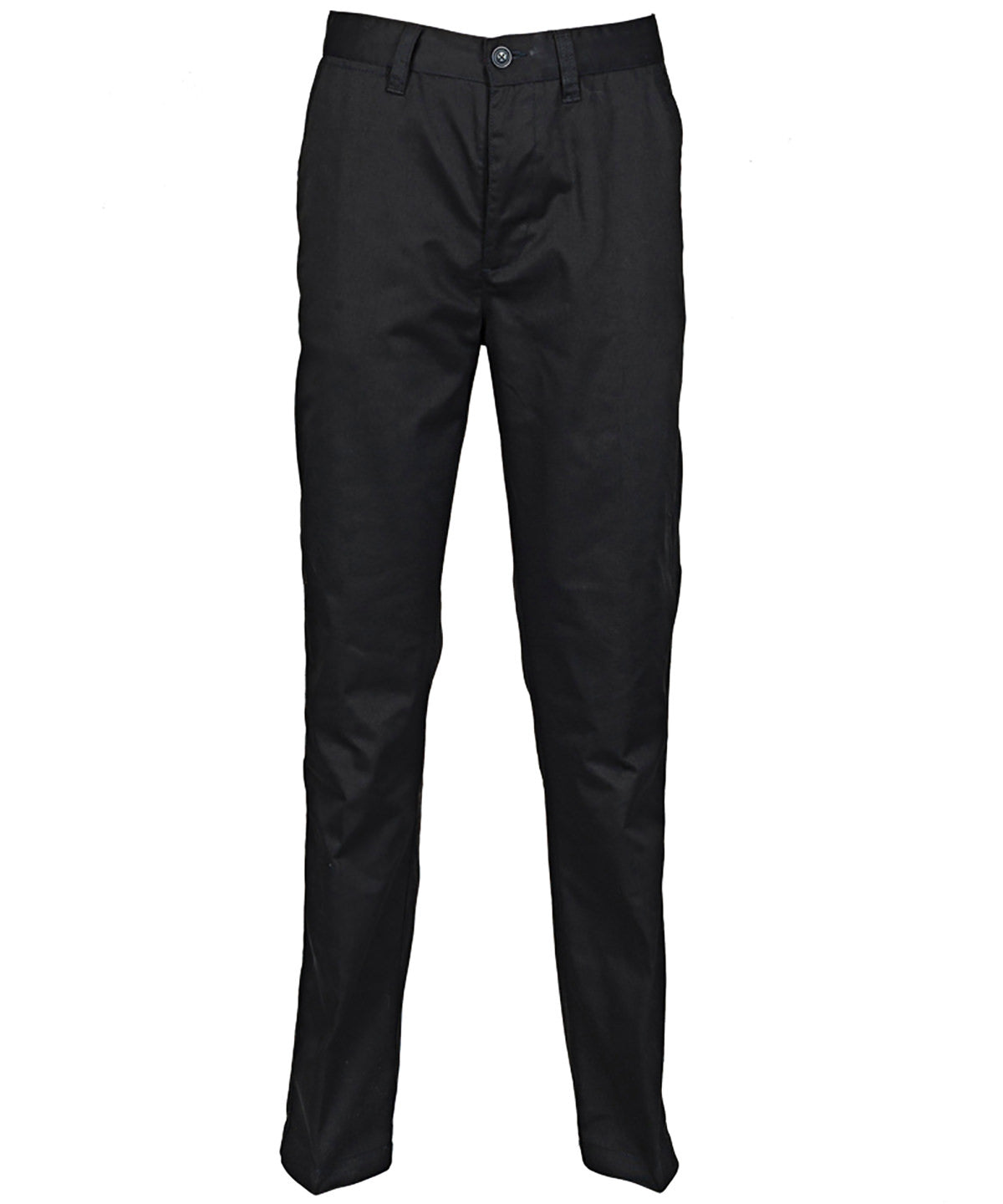 Pantalon chino à devant plat pour femme 65/35 | Noir