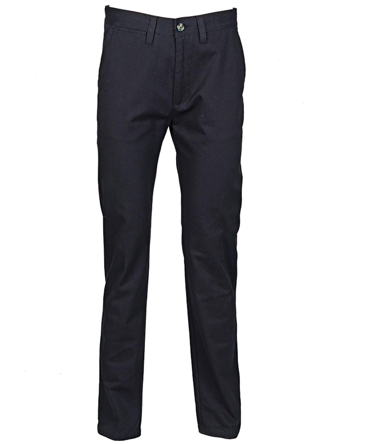 Pantalon chino à devant plat pour femme 65/35 | Bleu marine