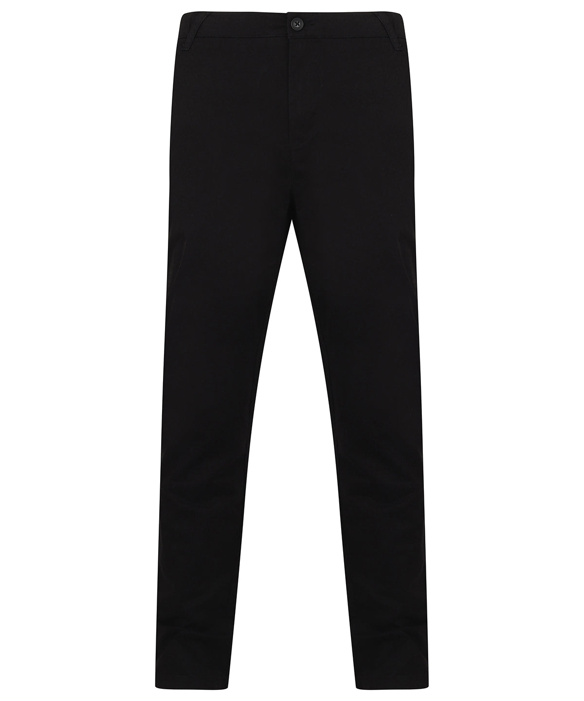 Pantalon chino extensible avec ceinture flexible | Noir