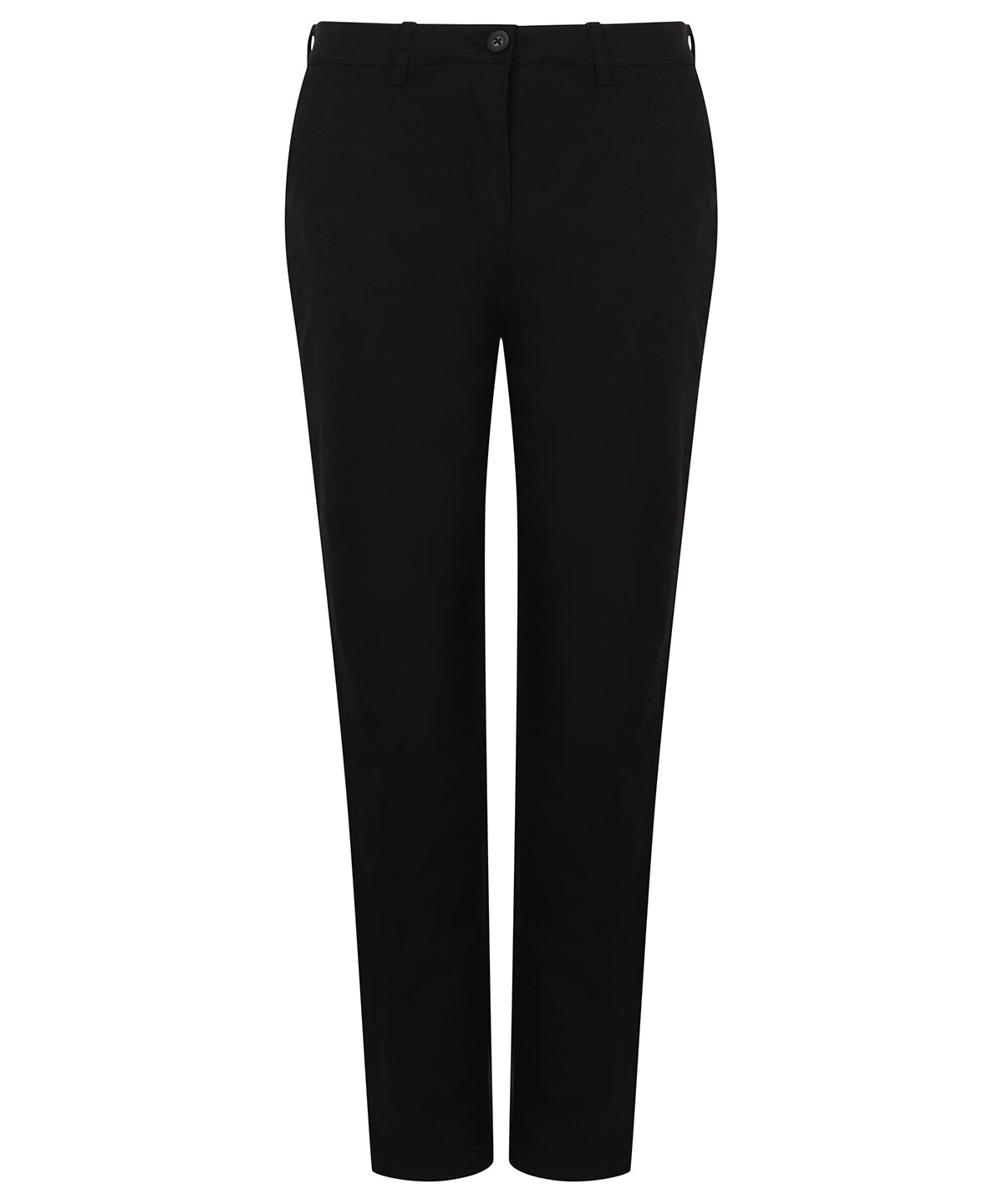 Womens stretch chinos | Black