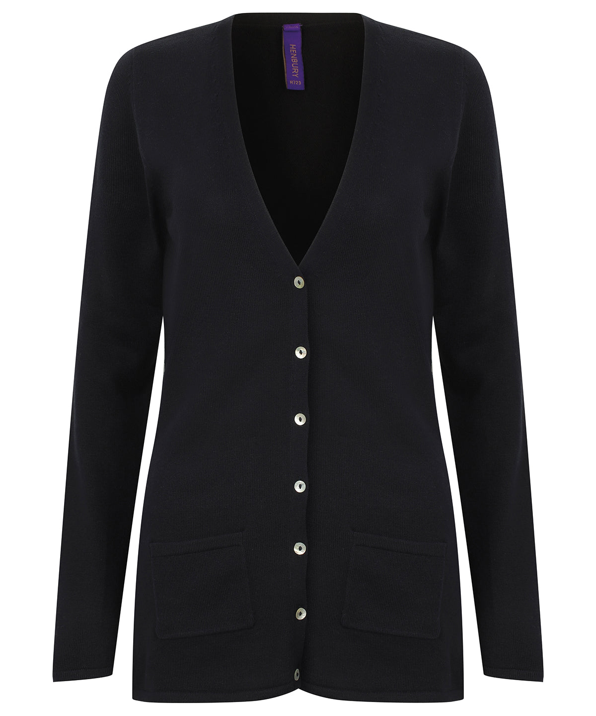 Damen-Cardigan mit V-Ausschnitt | Marineblau