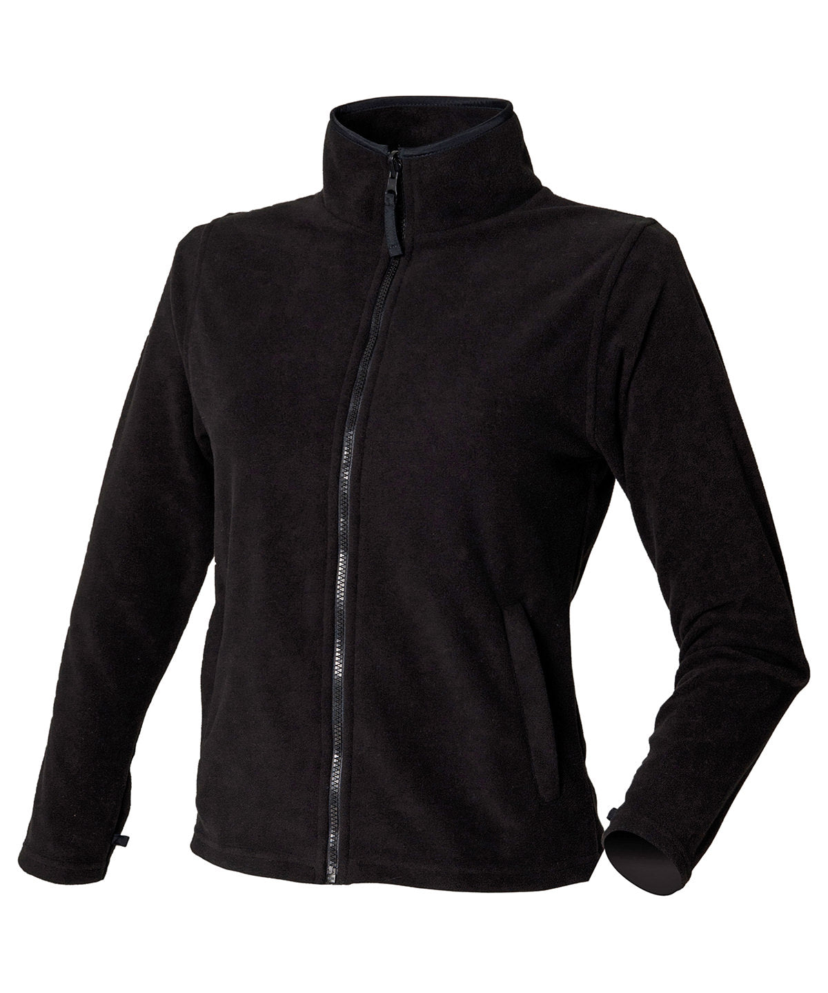 Chaqueta de microfelpa para mujer | Negro
