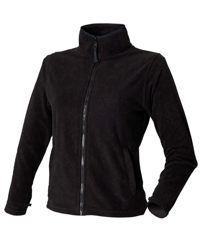 Damen Microfleecejacke | Schwarz