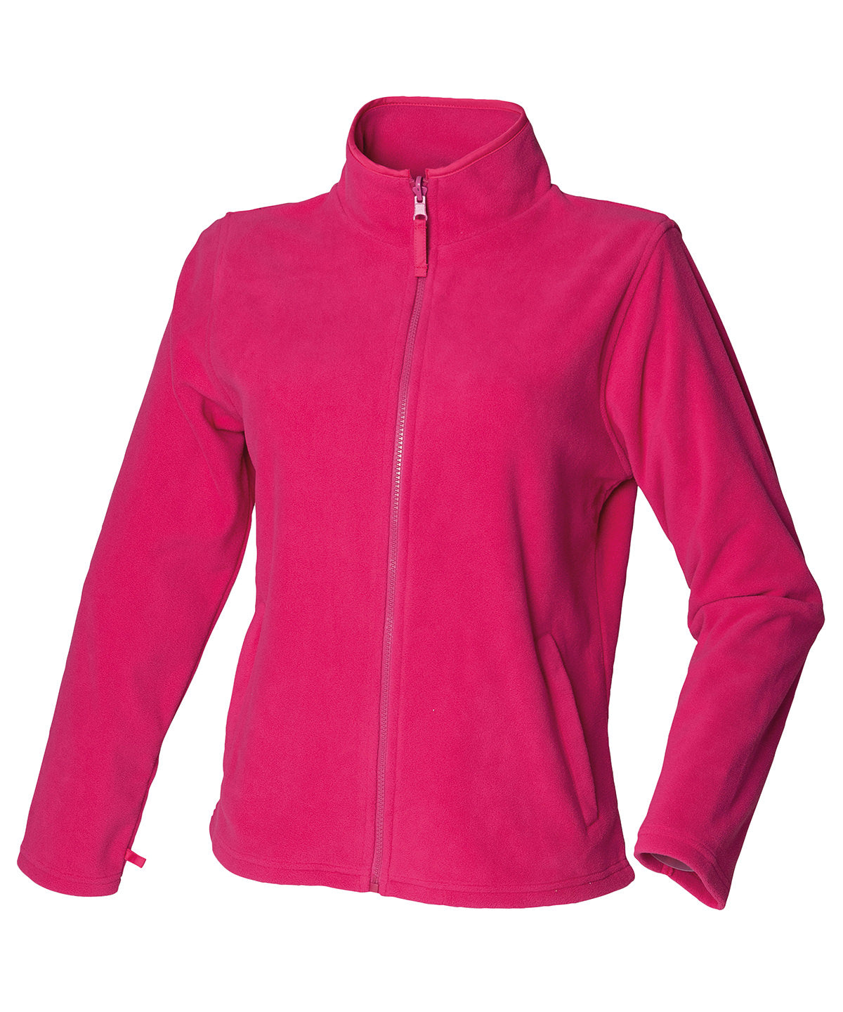 Chaqueta de microfelpa para mujer | Fucsia