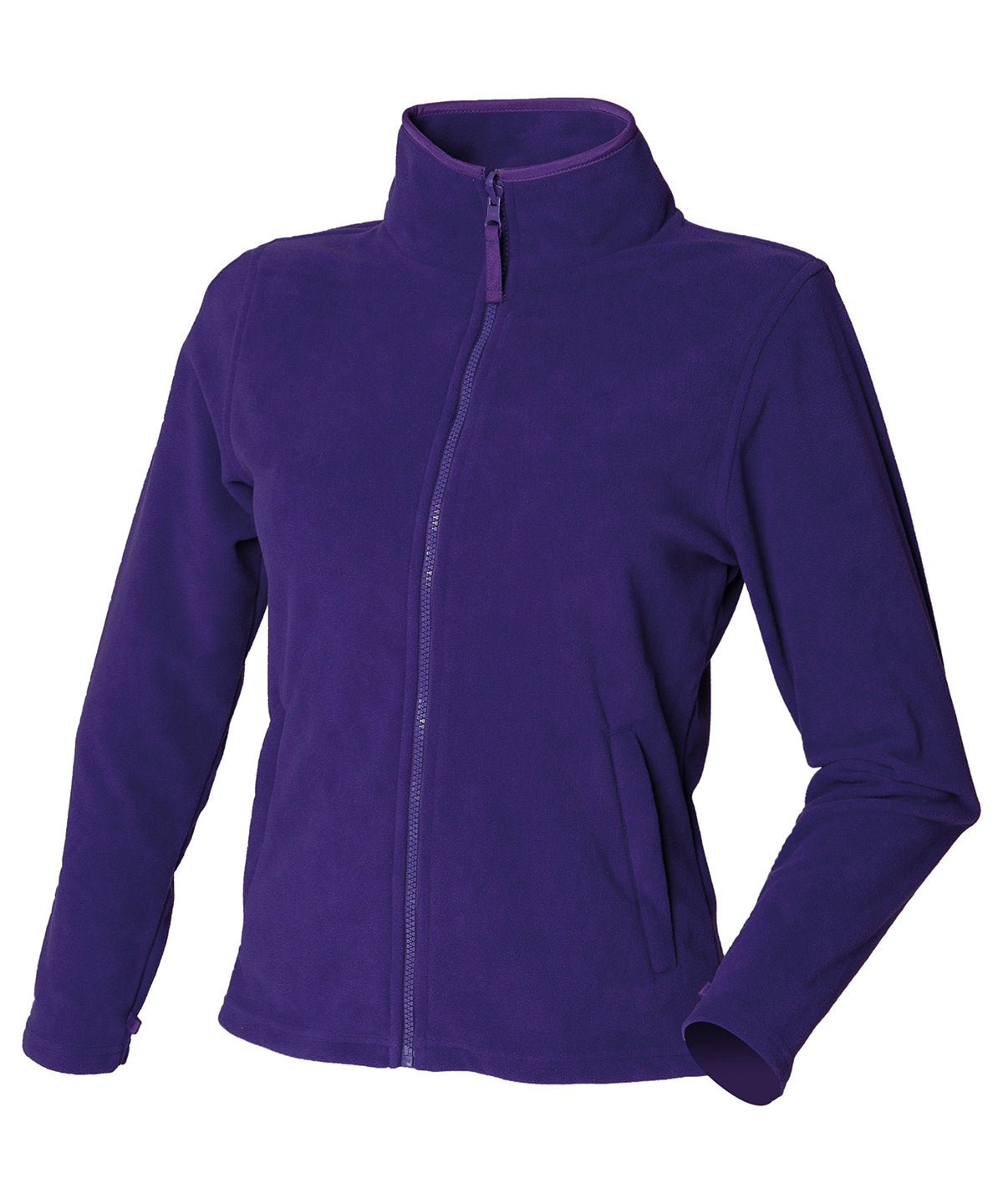 Chaqueta de microfelpa para mujer | Morado