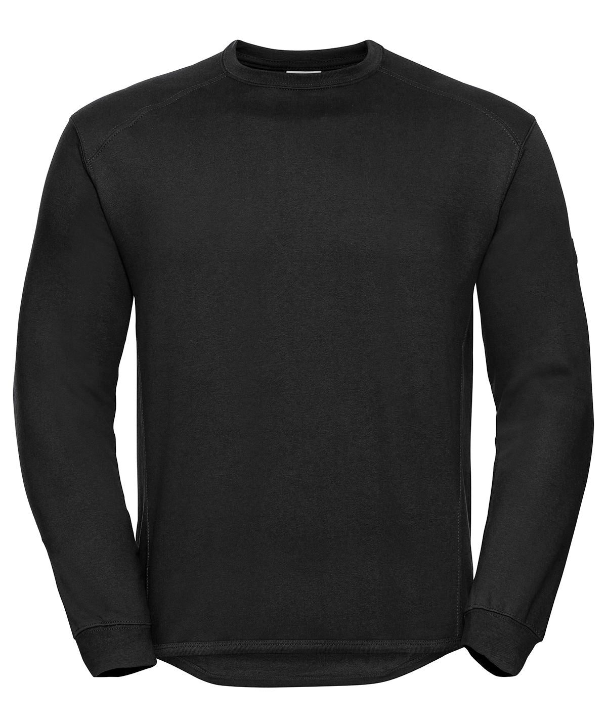 Robustes Rundhals-Sweatshirt | Schwarz