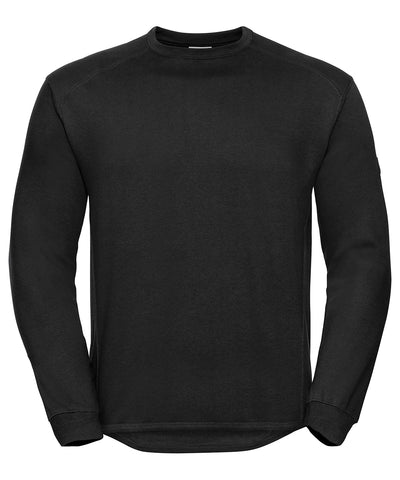 Robustes Rundhals-Sweatshirt | Schwarz