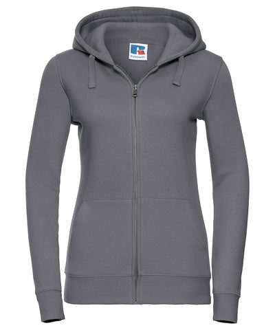 Sudadera con capucha autntica para mujer con cremallera | Convoy Grey