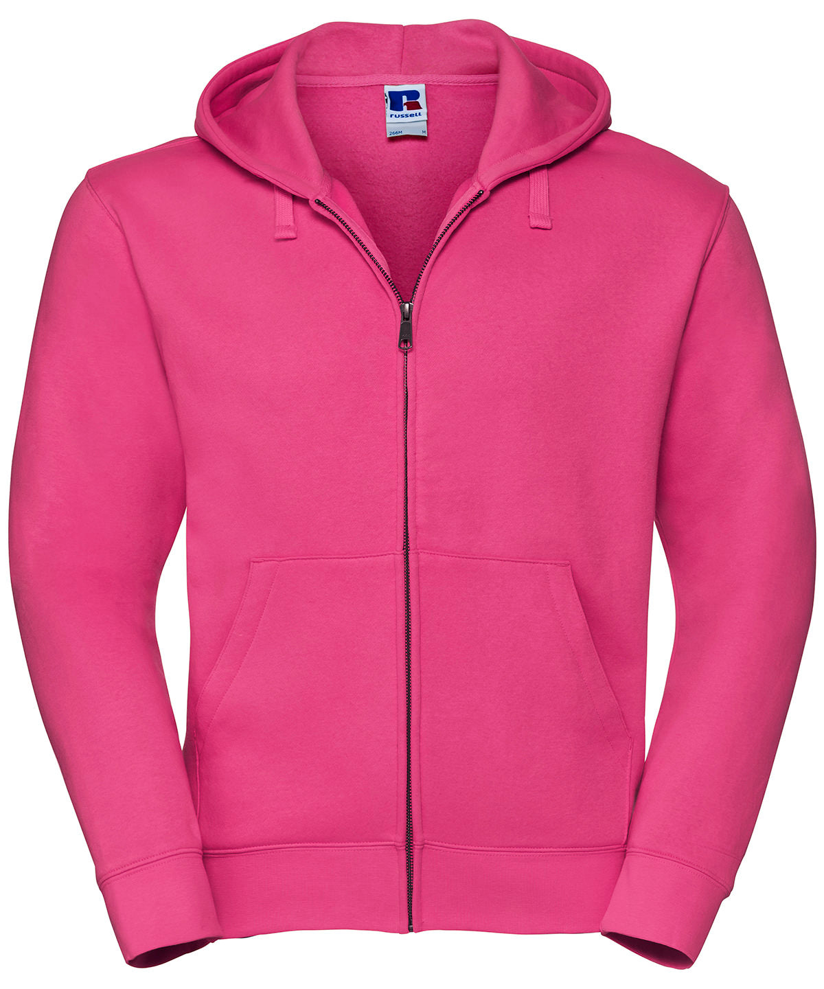 Sudadera con capucha y cremallera autntica | Fucsia