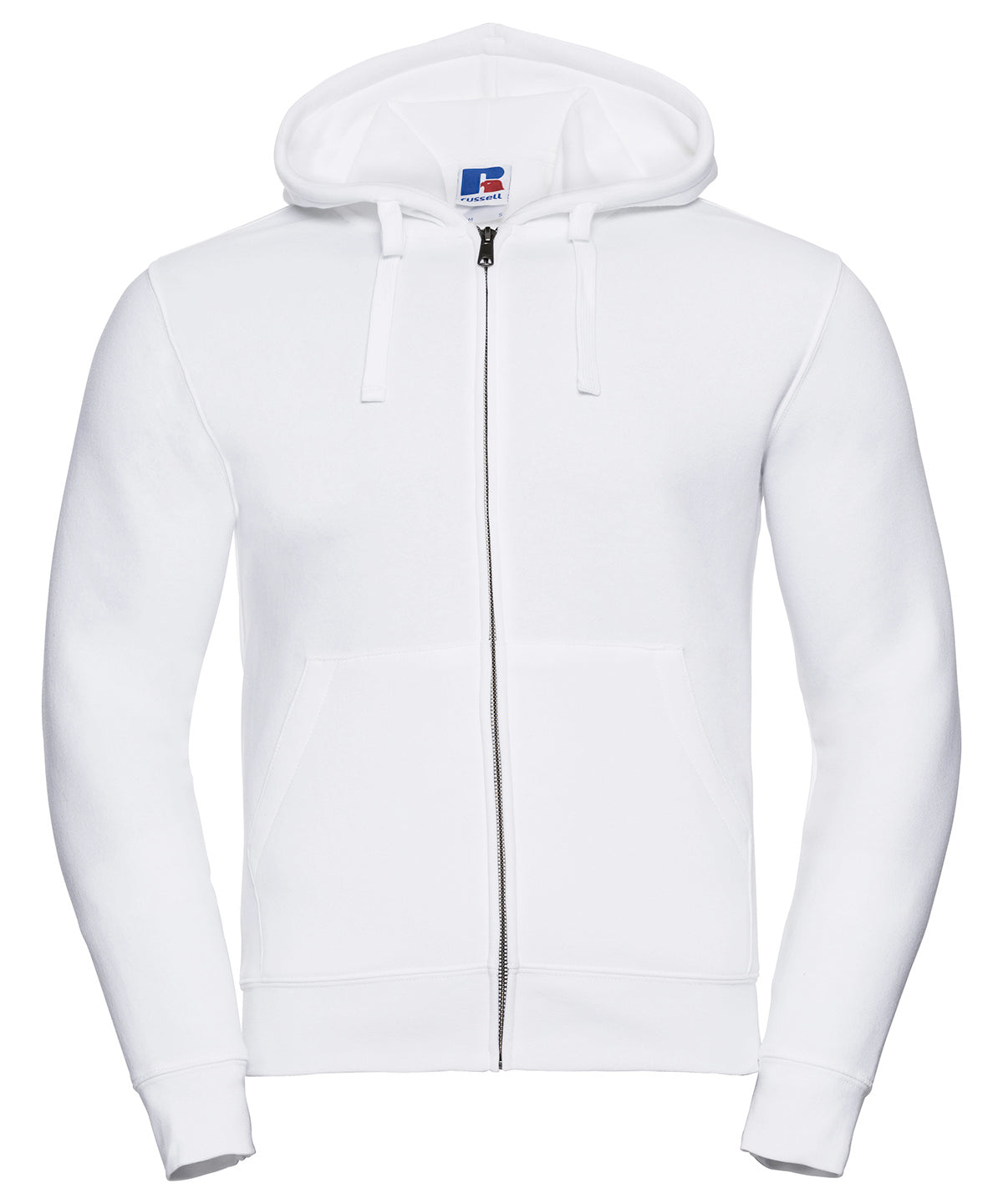 Sudadera con capucha y cremallera autntica | Blanco