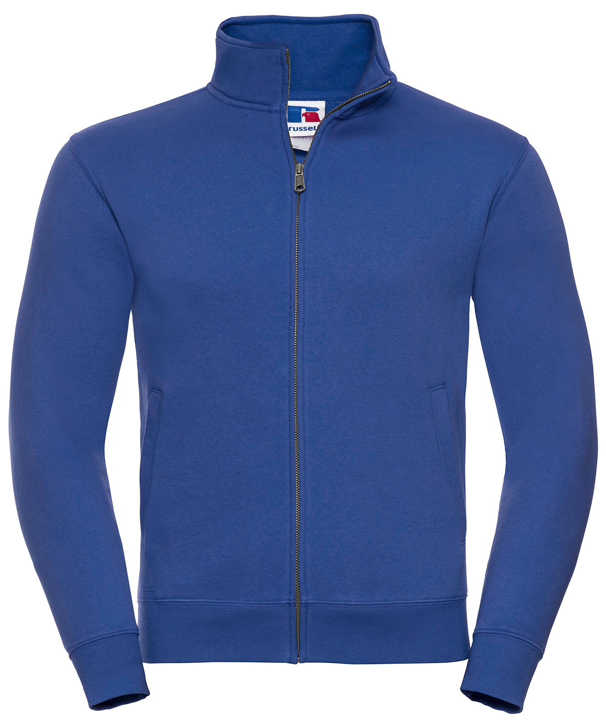 Authentische Sweatshirtjacke | Helles Königsblau