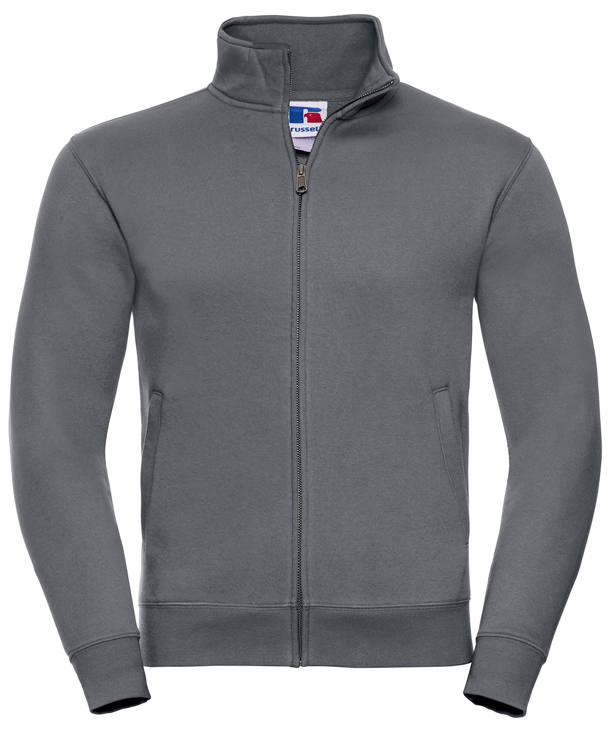 Authentische Sweatshirtjacke | Convoy Grau