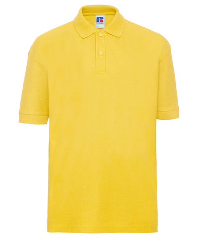 Camiseta polo para nios | Amarillo