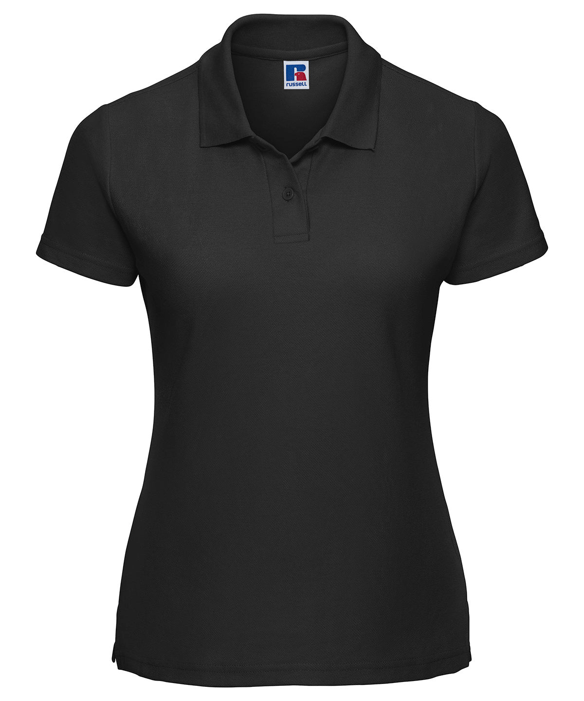 Polo clsico de polialgodn para mujer | Negro