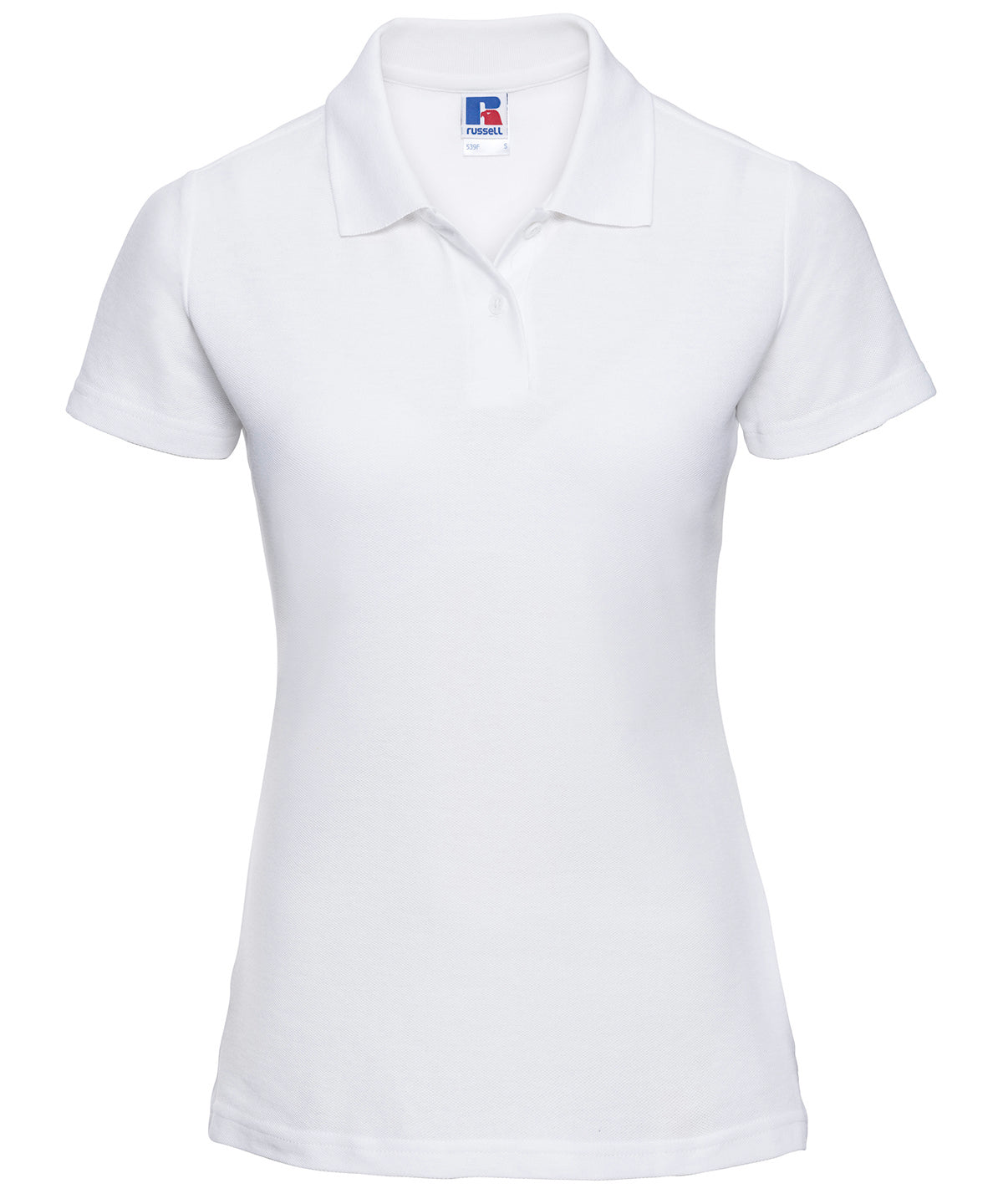 Polo clsico de polialgodn para mujer | Blanco