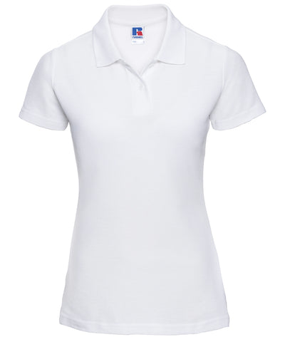 Polo clsico de polialgodn para mujer | Blanco