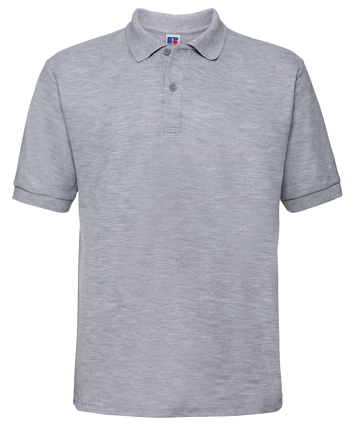 Klassisches Polycotton-Polo | Oxford-Grau