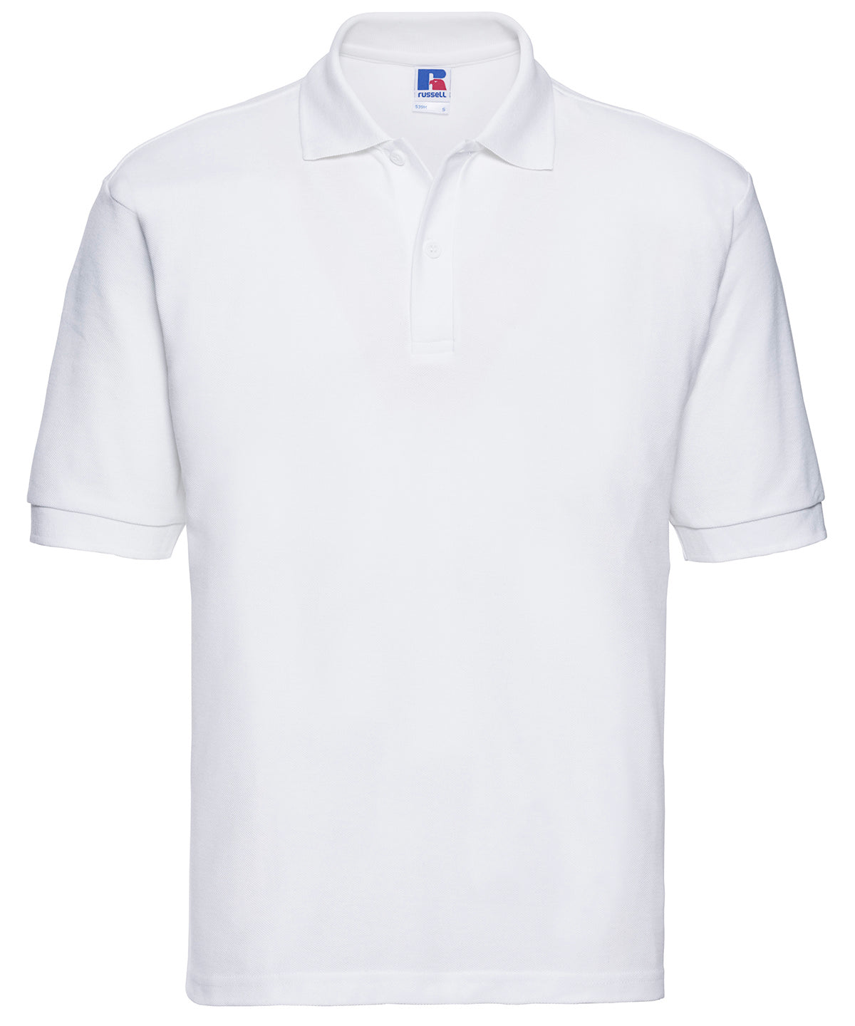 Klassisches Polycotton-Polo | Weiß – Glänzendes Elfenbein