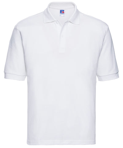 Klassisches Polycotton-Polo | Weiß – Glänzendes Elfenbein
