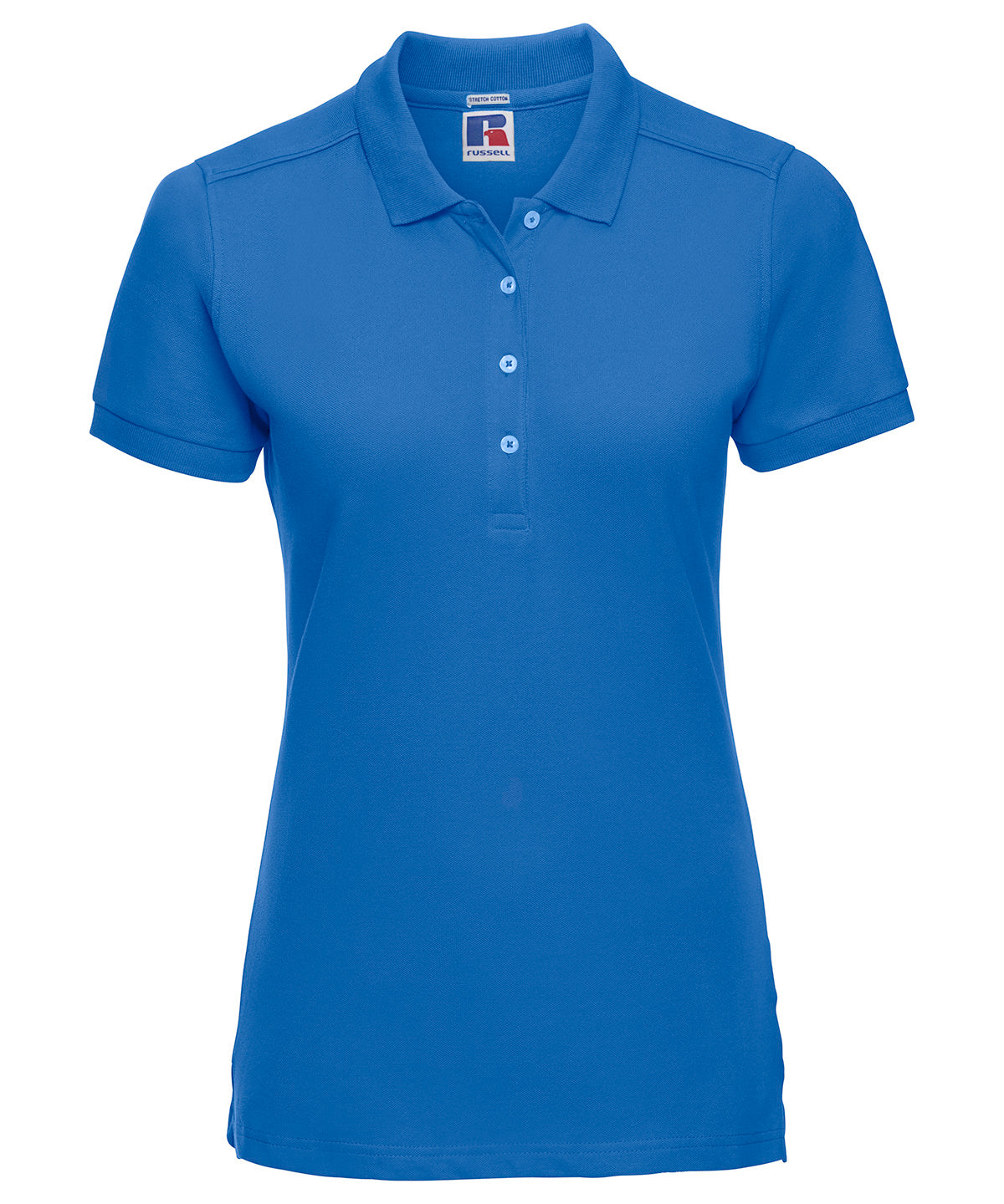 Polo elstico para mujer | Azul Celeste