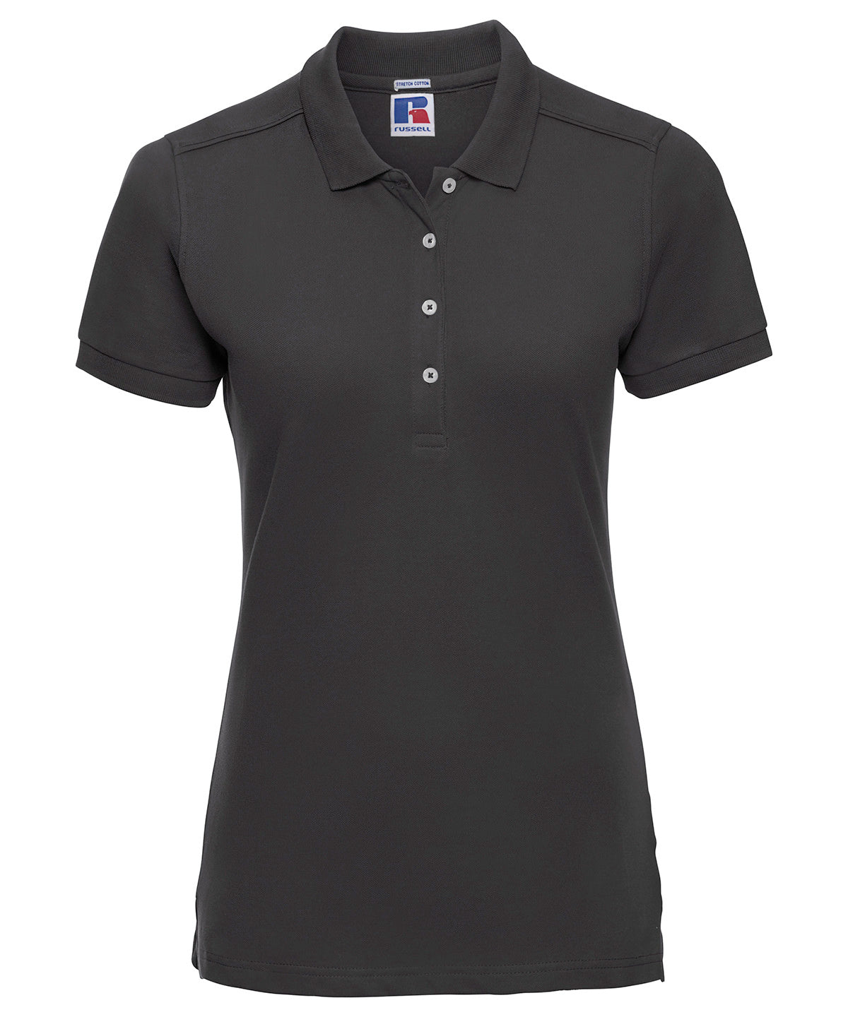 Polo elstico para mujer | Negro