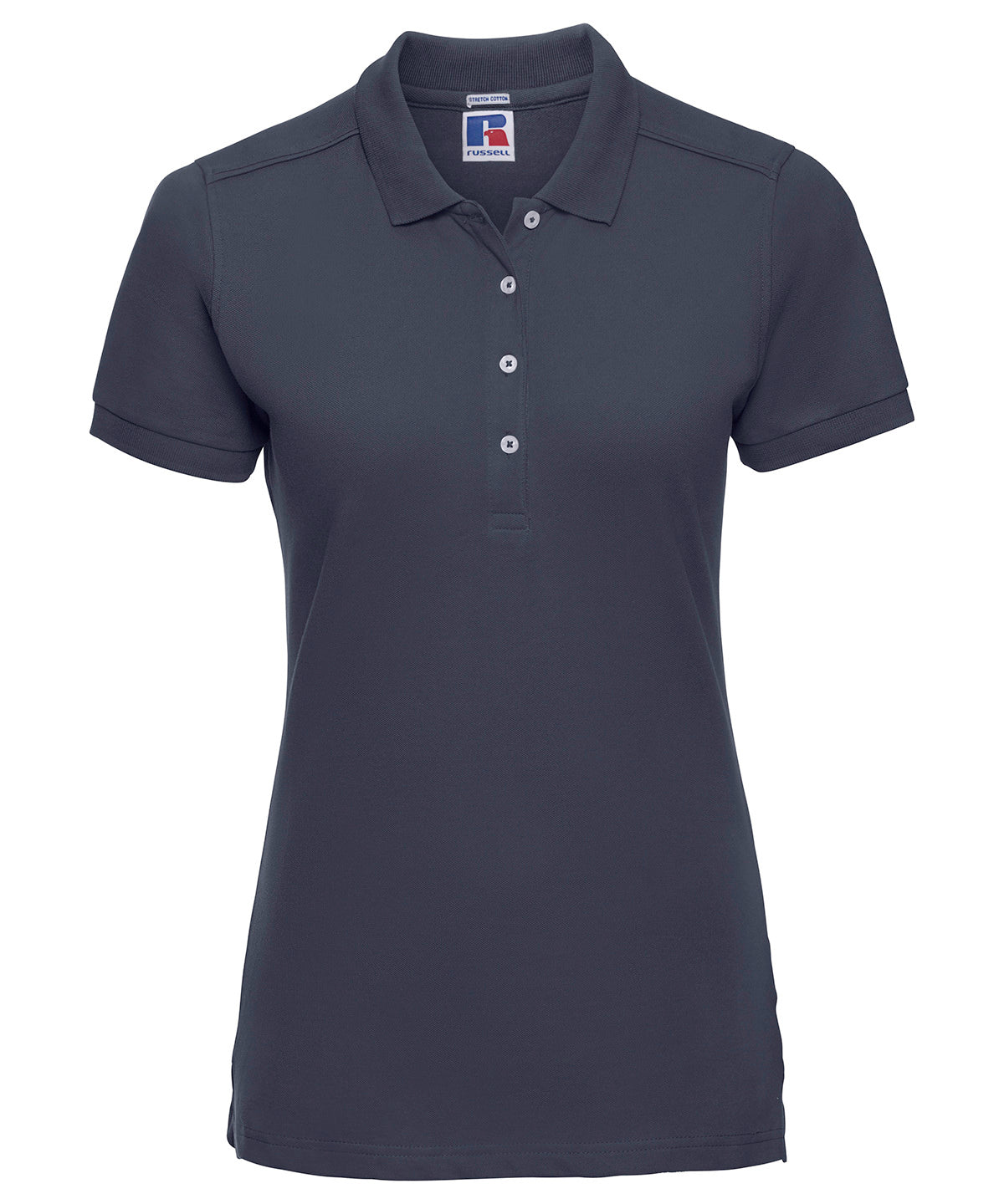 Polo elstico para mujer | Azul Marino Francs
