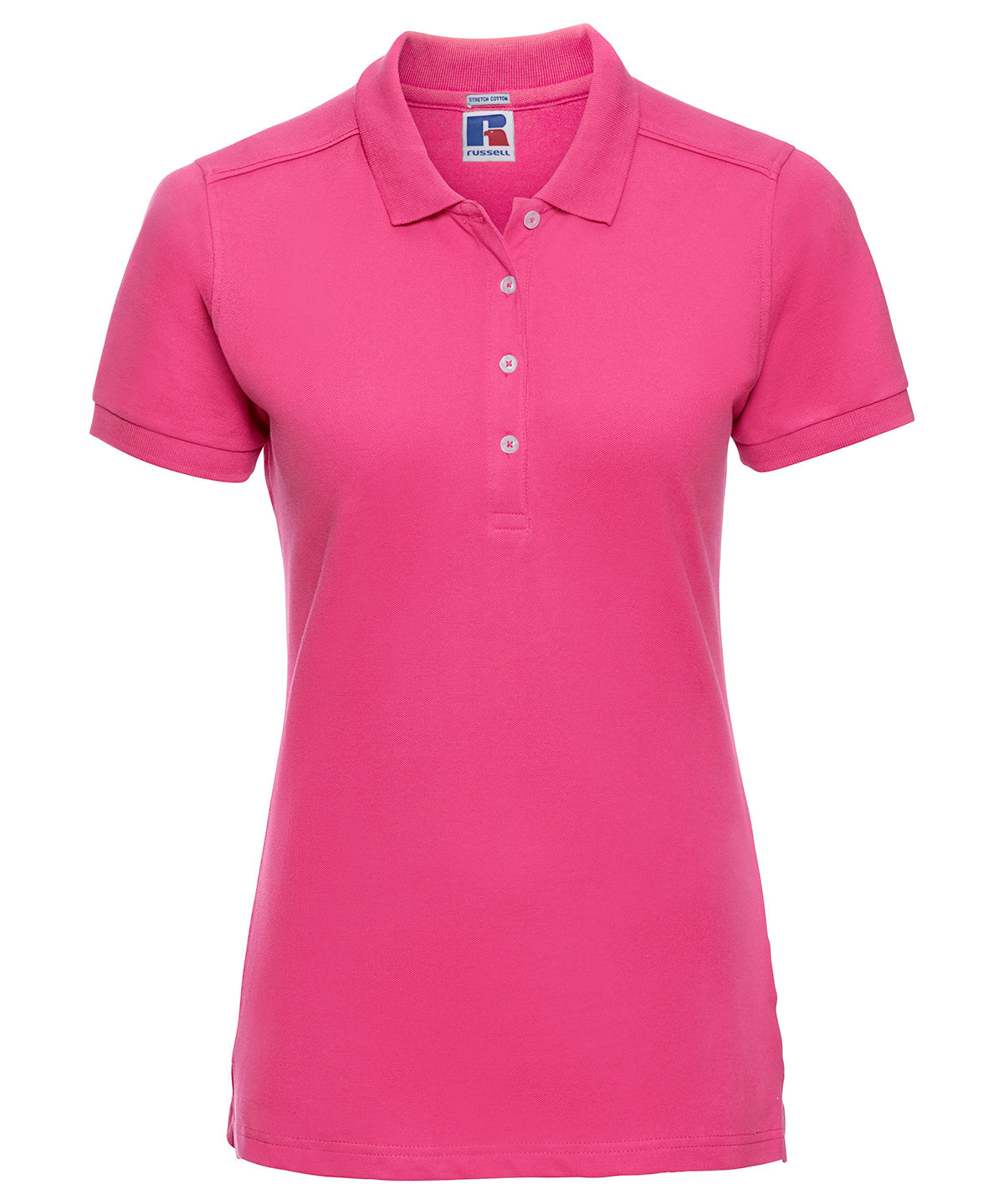 Polo elstico para mujer | Fucsia