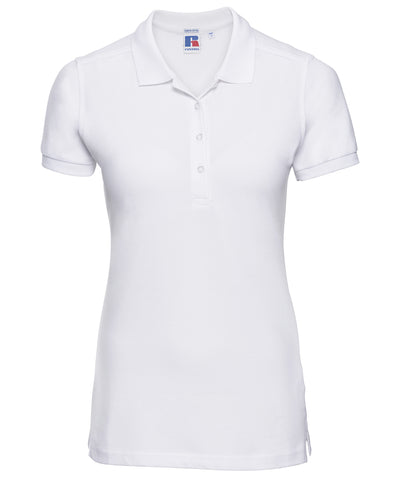 Polo elstico para mujer | Blanco