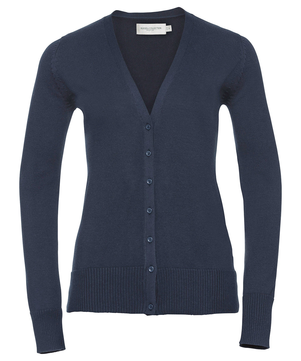 Damen-Strickjacke mit V-Ausschnitt | Französische Marine