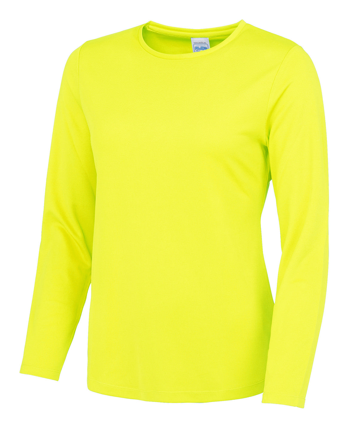 Camiseta fresca de manga larga para mujer | Amarillo Elctrico