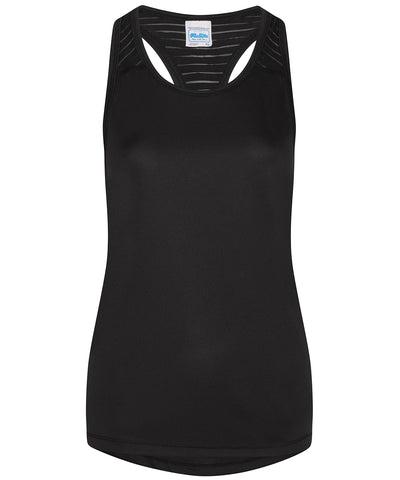 Chaleco de entrenamiento fresco y suave para mujer | Negro Intenso/Negro