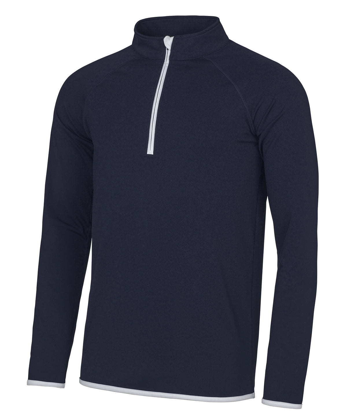 Sudadera con cremallera Cool | Azul Marino Claro/Nieve Blanca