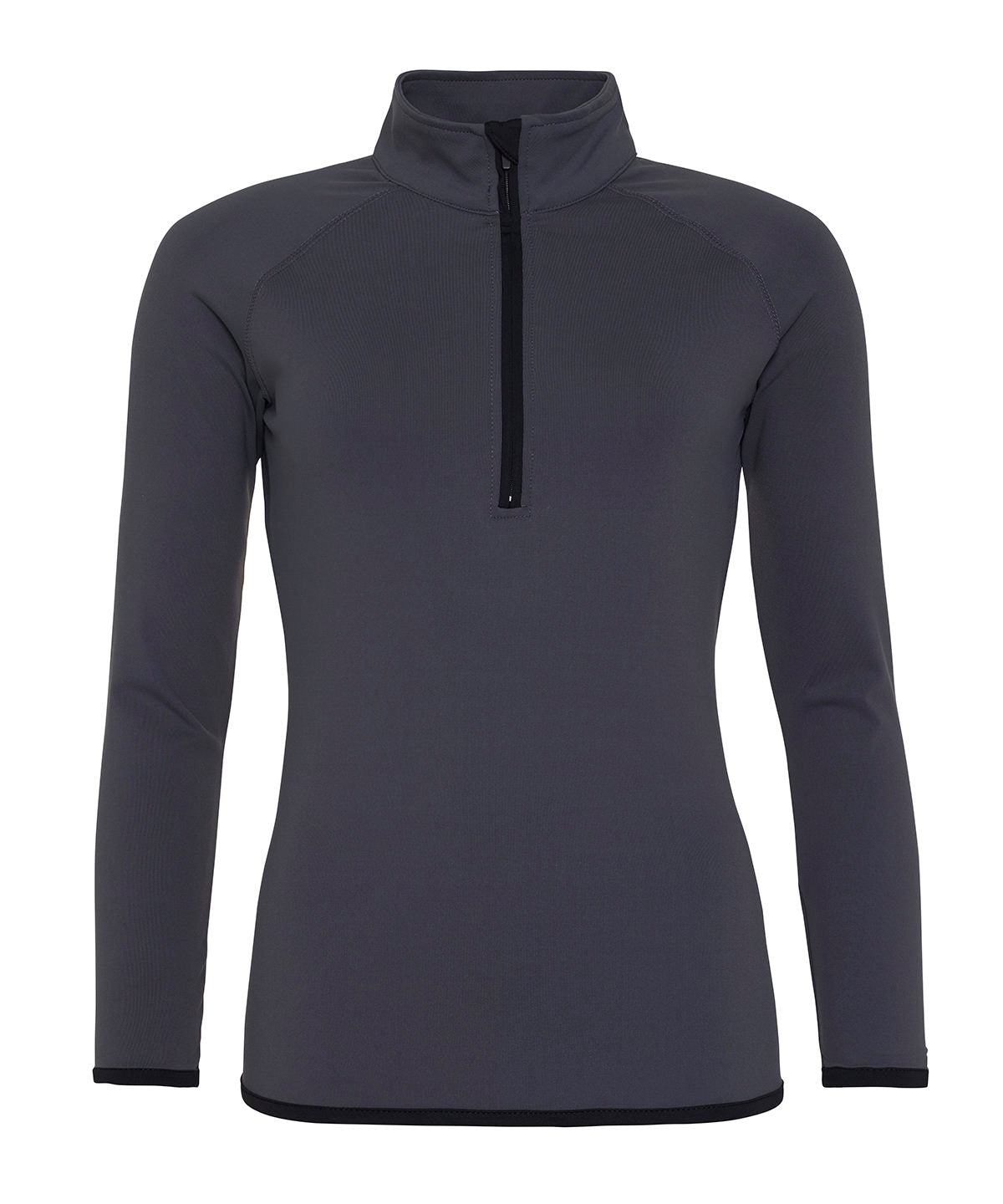 Sudadera con cremallera Cool para mujer | Gris Carbn/Negro Jet