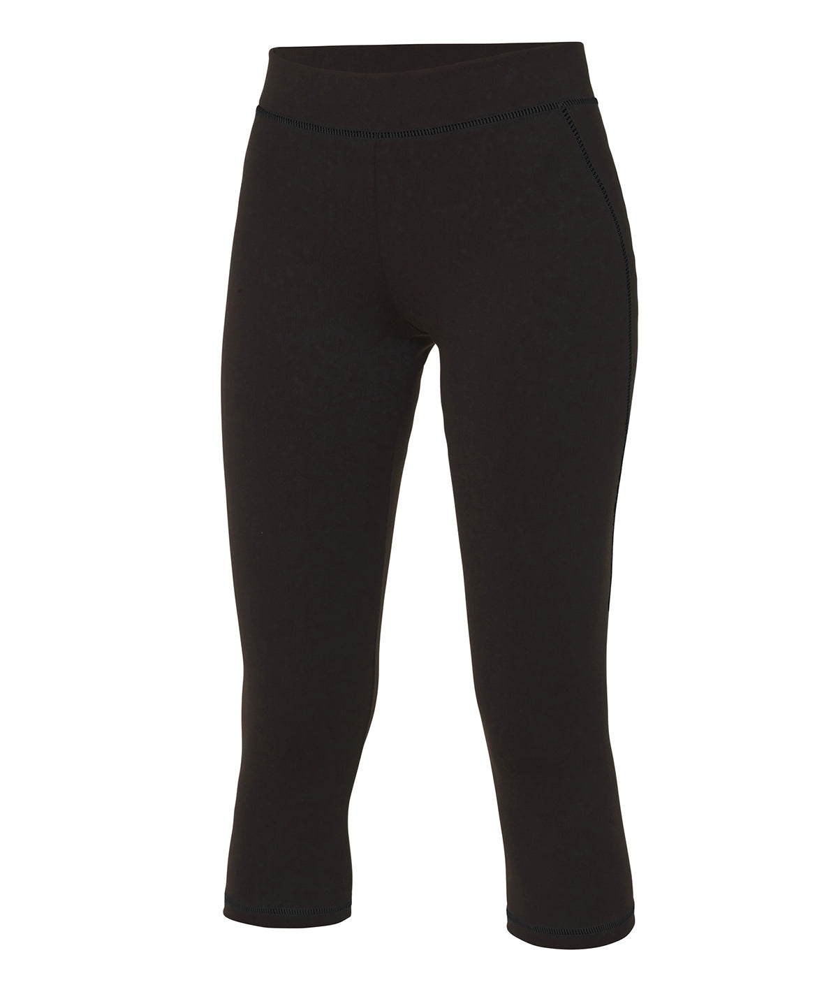Pantalones capri frescos para mujer | Negro Profundo
