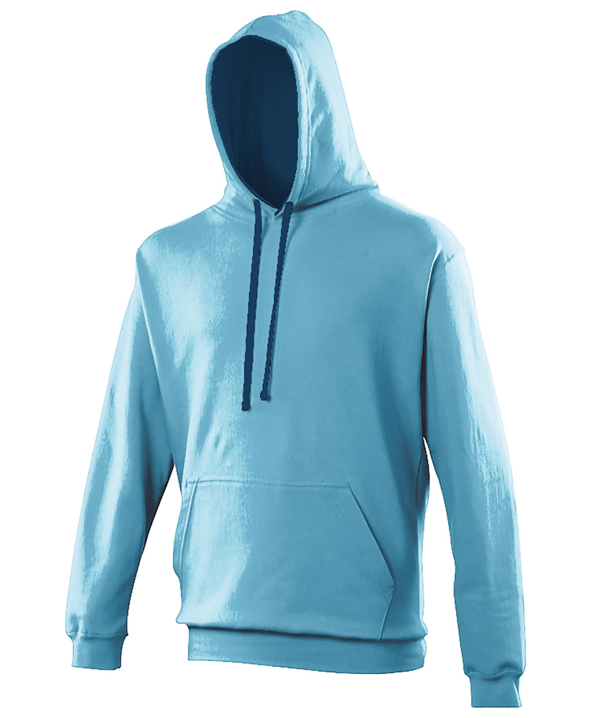 Sudadera avec capucha style universitaire | Azul Hawaiano/Azul Marino Oxford