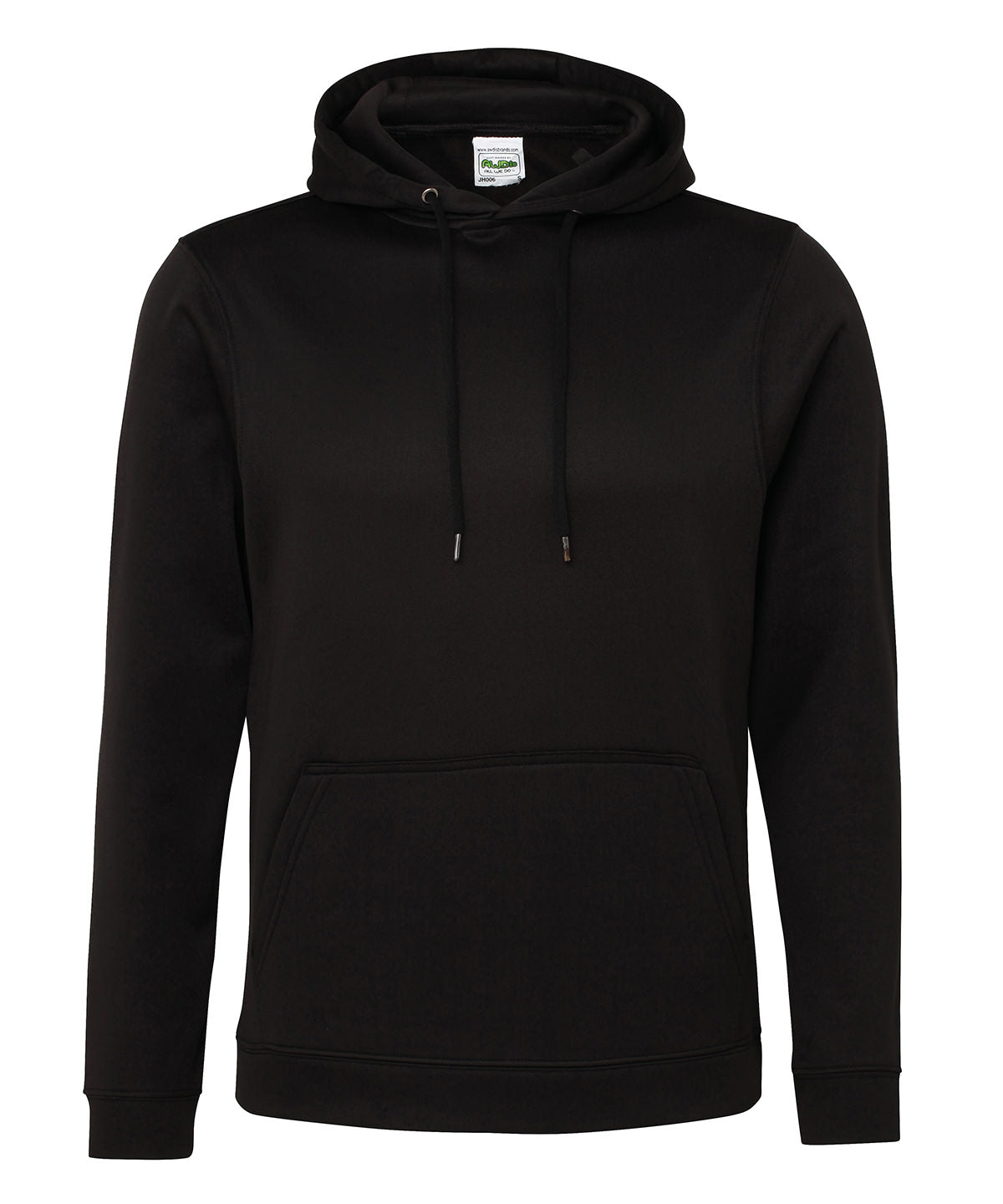 Sudadera deportiva de polister | Negro Profundo - Negro Intenso Oscuro