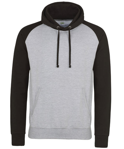 Baseball-Sweatshirt | Heather Grey/Jet Black