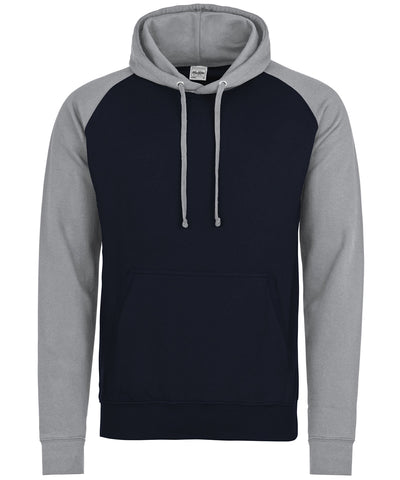 Baseball-Sweatshirt | Marineblau/Grau meliert
