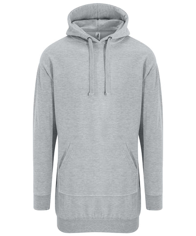 Kapuzenkleid | Gesprenkeltes Grau